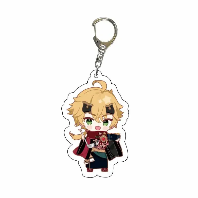 Cute Genshin Impact Acrylic Keychains