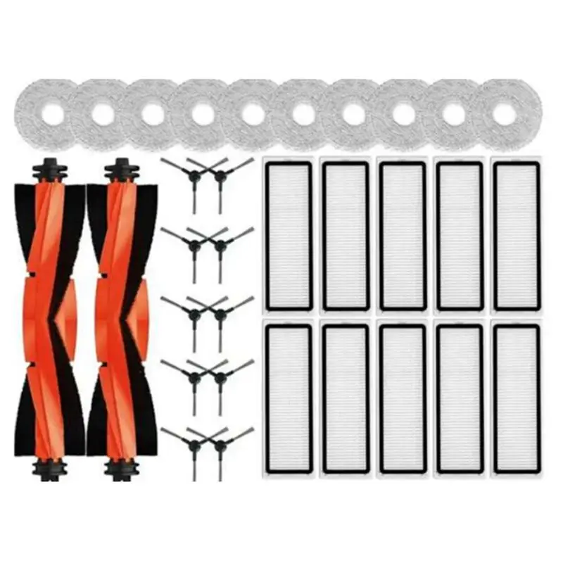 

For Xiaomi Robot Vacuum S20+ / S10 Plus / B108GL / B105 / B108CN B113CN Filter Main Side Brush Mop Vacuum Replace Parts-A00E
