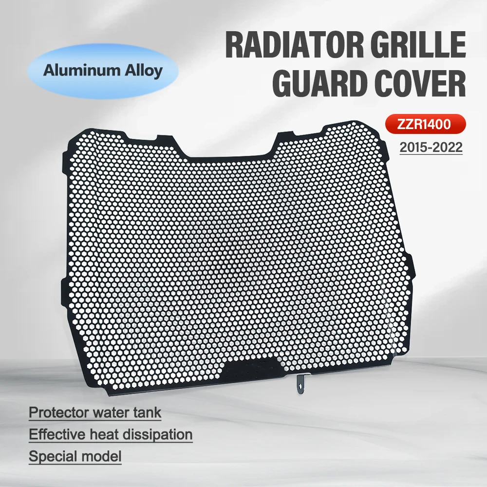 

Motorcycle Radiator Grille Guard Grill Cover Protector For Kawasaki ZZR1400 2014 -2020 Ninja ZX-14R ABS SE 2021 2022 2023 2024