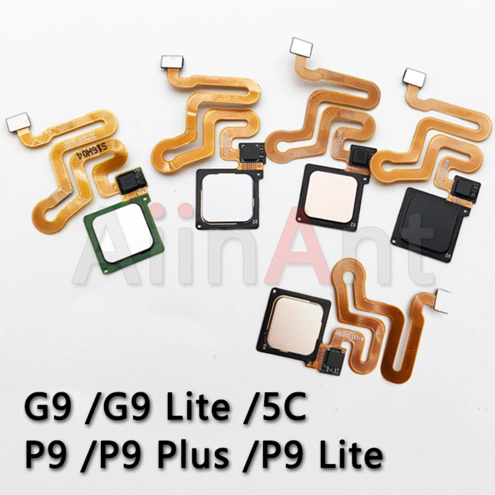 Aiinant Back Home Button Key Touch ID Scanner Fingerprint Sensor Flex Cable Ribbon For Huawei P9 Lite Plus Phone Parts