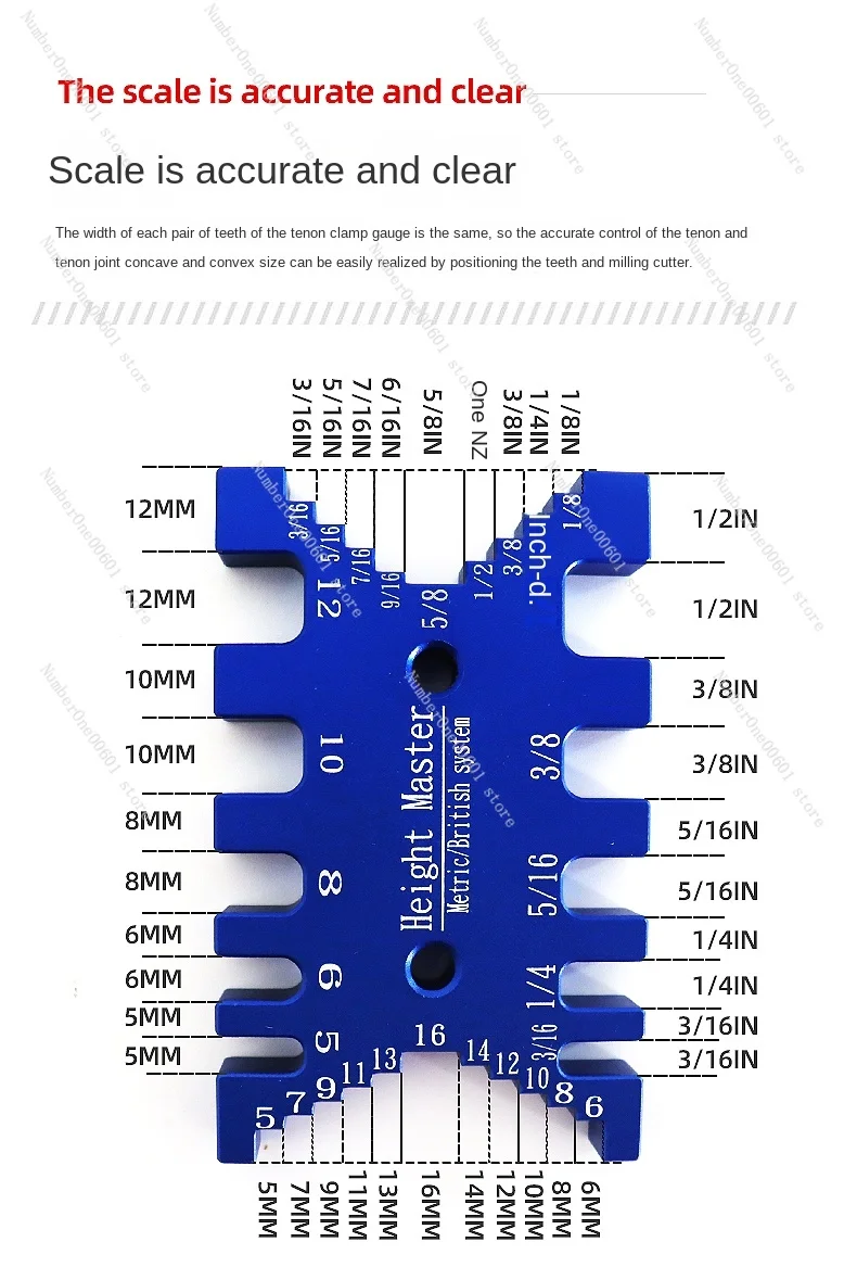 Zapfen messgerät, Höhen messgerät, Messwerk zeuge metrische Zoll gravur maschine Tisch kreissäge Flip Gauge