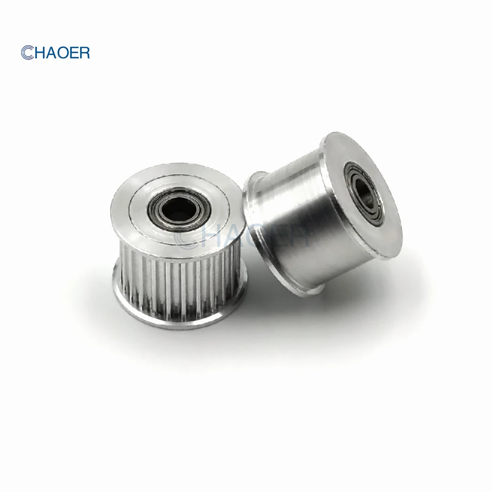 HTD3M 24 Teeth Tensioner Pulley Bore 3/4/5/6/7/8/9/10/12/15mm 3M 24Teeth Regulating Guide Synchronous Wheel With Bearing Idler