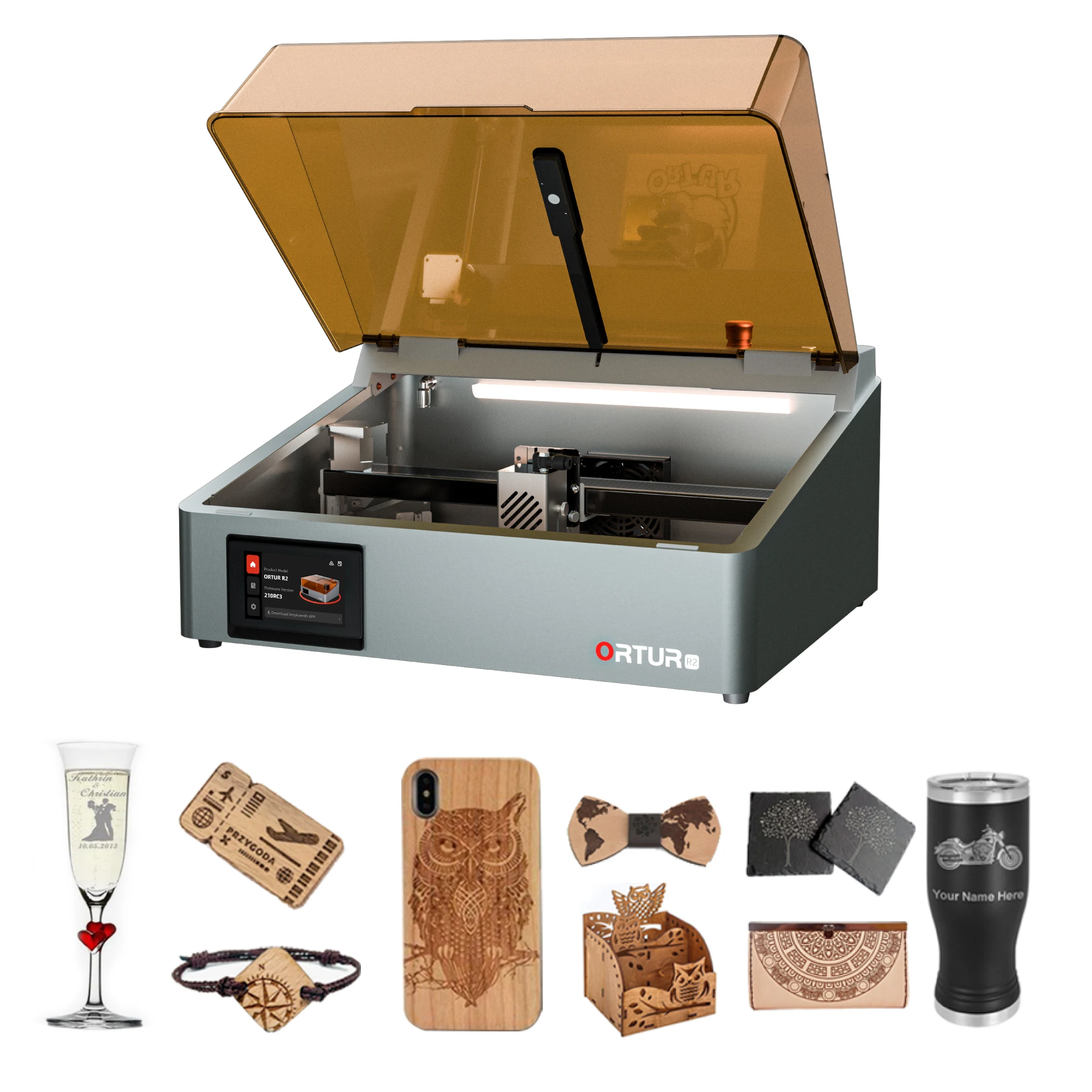 Ortur R2 10W Laser Engraver Machine Desktop CNC Cutter for DIY Wood Leather Paper Projects