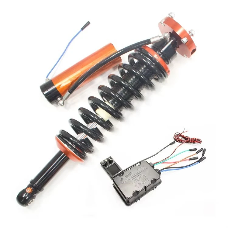 LC300 Nitrogen Gas Compression and Rebound Adjustable Lifting Shock Absorber Electronic Suspension Set