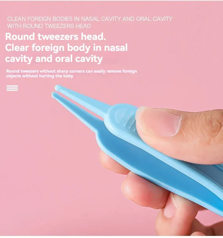 Haar Gesundheit Pflege Thermometer Pflege Pinsel Clipper Beißring Zahnbürste Kit Baby Essentials 10PCS Baby Nagel Trimmer Pflege Set Kind – Detail 9