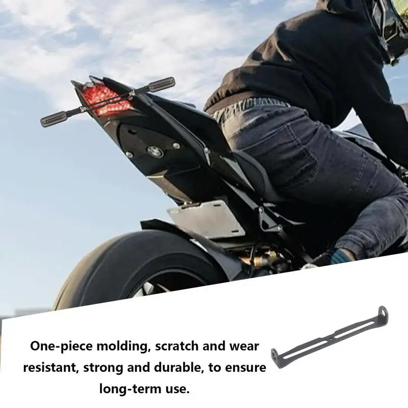 Motorcycle Light Rack Aluminum Alloy Lamp Support Mount Motorcycle Mounting Bracket Study Light Location Holder Turn Signals