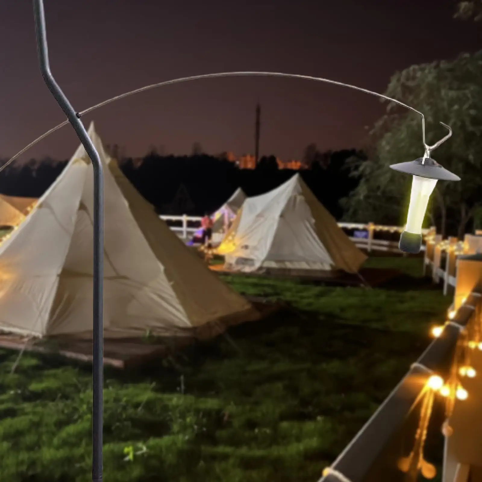 

Camping Lantern Stand Hanging Light Holder Picnic Lamp Post Lamp Pole Hanger