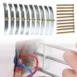 10pcs Switch Box Repairman 86mm Dark Box Repair Screw Plug Switch Old Socket Box Replacement Fixed Wall Repair Box Support Rod