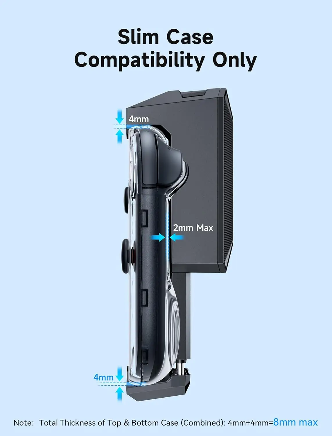 Cooling Fan for Switch 2 (2025) Cool Down Accessories for Switch 2 (Stepless Adjustable Fan Speed) Cools to Enhance Performance