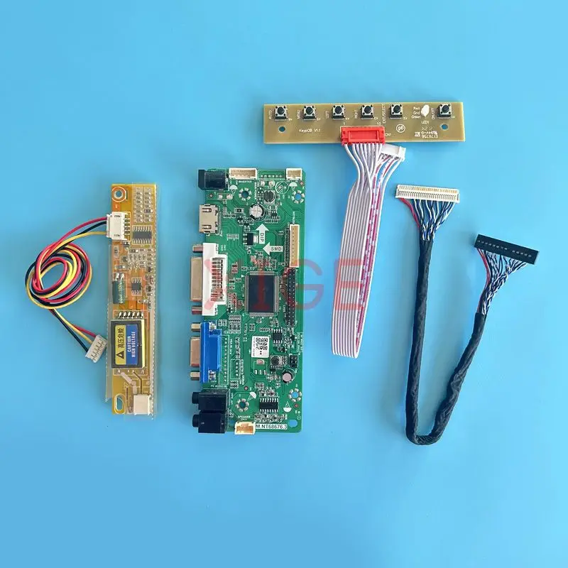 MNT68676 Driver Controller Board Fit HT14P12 IASX16C LP141E2  1400*1050 1CCFL Monitor 30Pin LVDS VGA DVI Kit DIY HDMI-Compatible