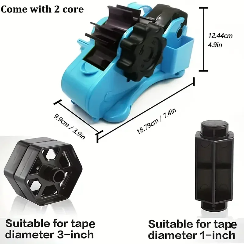 Heat Tape Dispenser Sublimatie Meerdere Roll Cut Heat Tape Sublimatie voor Warmteoverdracht Tape 1" & 3" Dubbele Spoel CORES