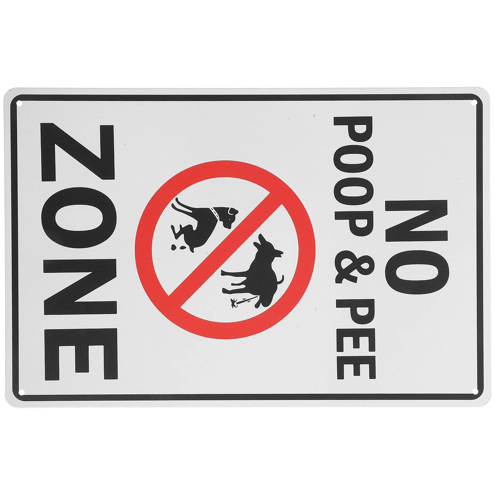 No Pee or Poop Sign Outdoor Dog No Peeing Sign Dog Walking Warning Sign Park Warm Tip Sign dog sign dog no pooping sign