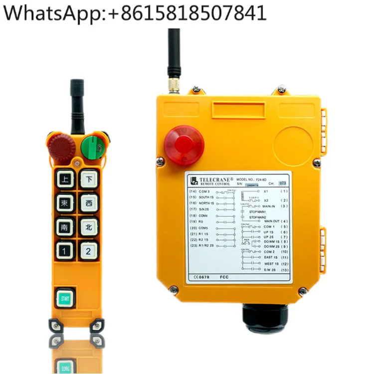 

Industrial wireless driving remote control F24-8D8S crane electric crane