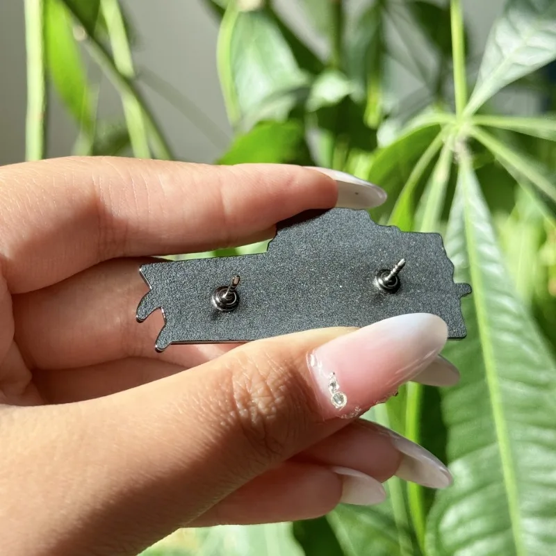 شيطان القاتل المينا دبابيس أنيمي بروش ظهره قبعة حقيبة طوق التلبيب شارات الرجال النساء Kawaii مجوهرات جمع الاطفال اللعب الهدايا #6