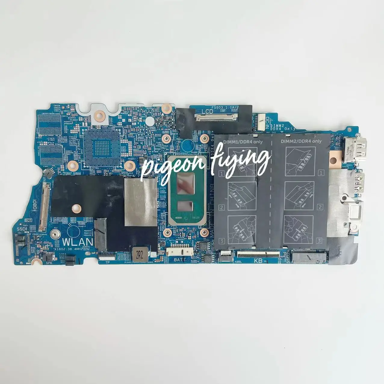 Imagem -03 - Placa-mãe em para Dell Inspiron 5406 7506 Cpu: I51135g7 I7-1165g7 Ddr4 Cn0ygnmd Cn-0vk62x 19859-1