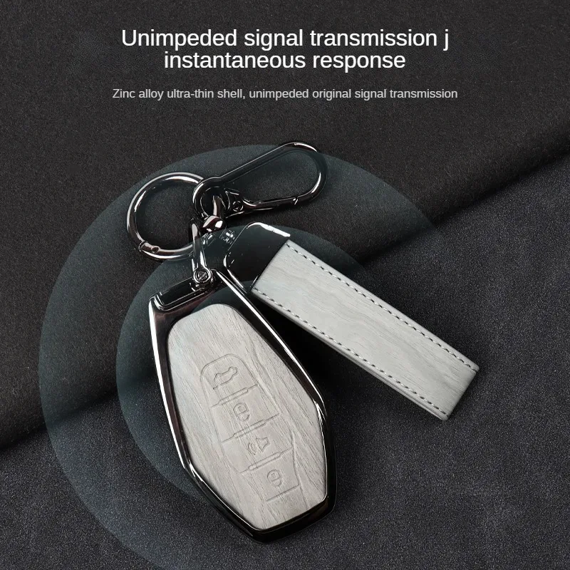 مناسبة لشيري jetour X70PLUS Keycase X70S X90 X95 لا حدود لها Pro Shanhai L9 Big Ant accesorios Keycover Keyshell المفاتيح #2