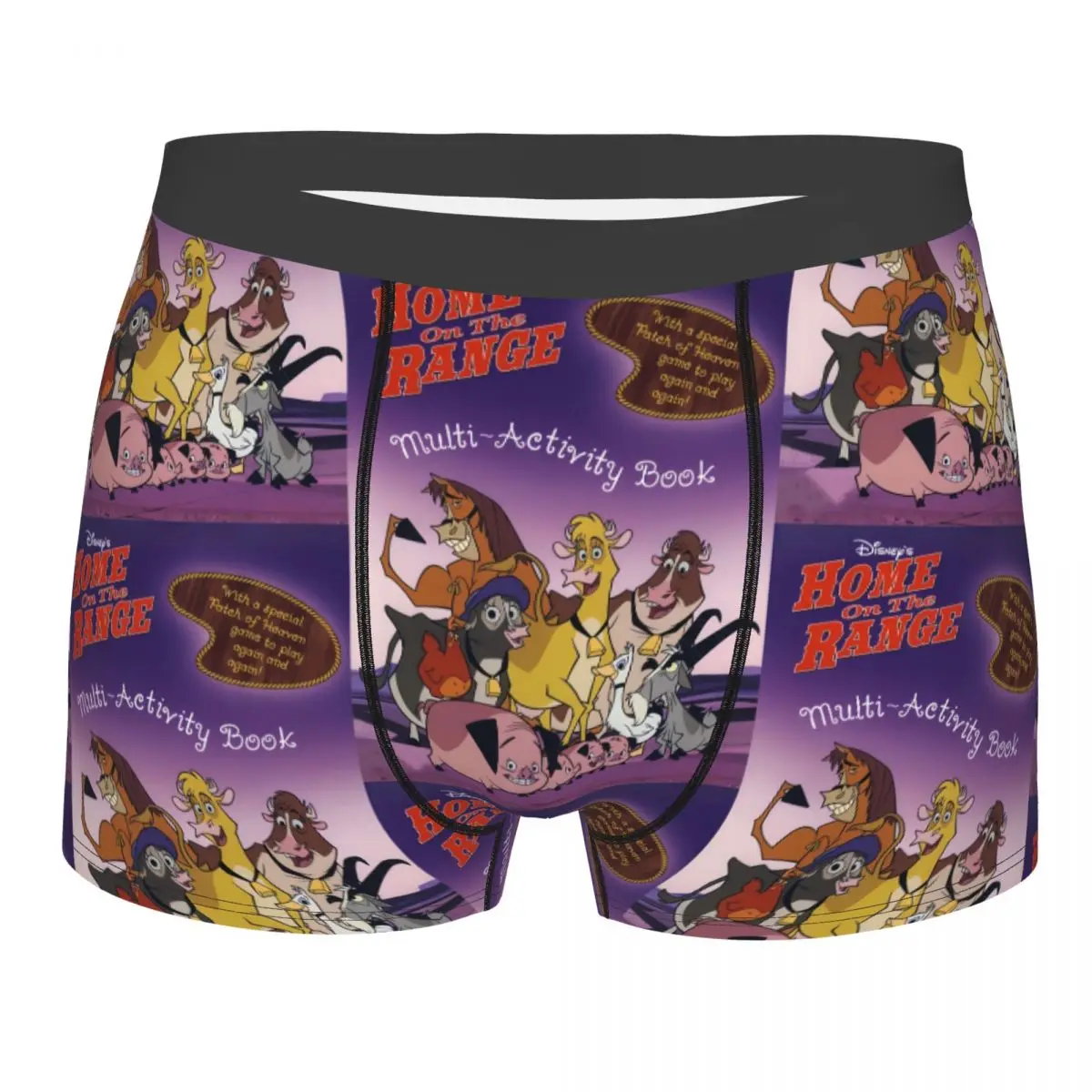 Custom Home On The Range Boxer Dos Desenhos Animados, Shorts Stretch, Moda Masculina, Anime, Disney, Clássico, Cuecas Boxer, Calcinhas, Cuecas