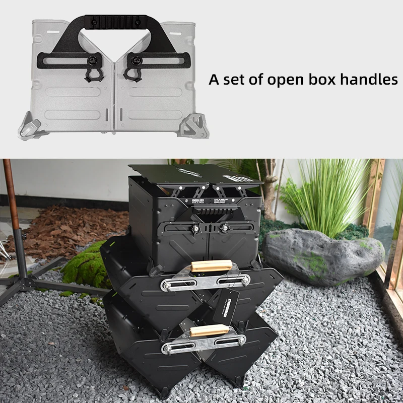 Open Box Handle Outdoor Open Box Camping Box Handle Modification Open Box Tactical Style Handle Adapted to Snow Peak box