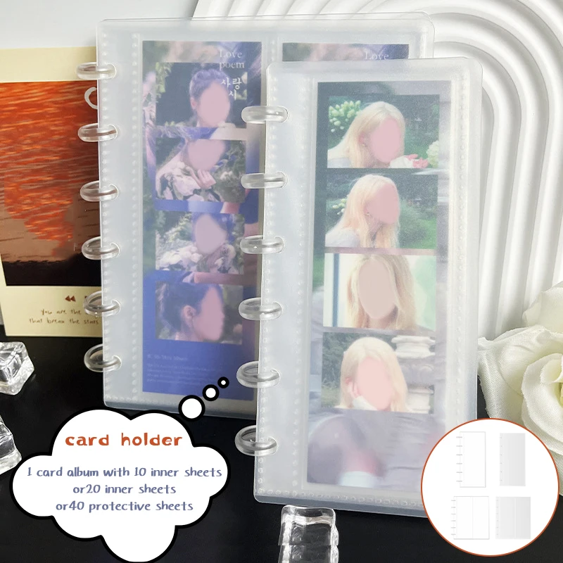 Fotoalbum für Idol Card Collection Binder Fotokartenhalter Mini Film Collect Book Life Four Cut Album Geschenk – Detail 1