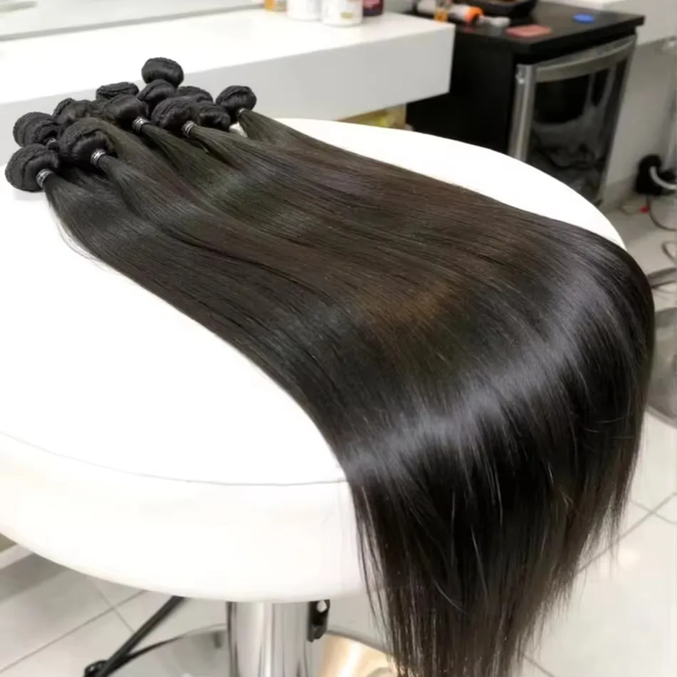 10-32 Inch Bundles Human Hair Brazilian Raw Hair Weave 1/3 Bundles Human Hair Bone Straight Hair Extensions