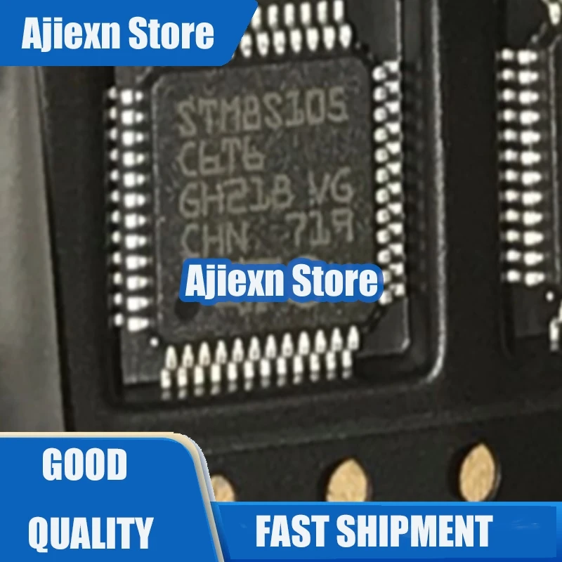 

5 шт. STM8S105 STM8S105C6 STM8S105C6T6 LQFP48 чип микроконтроллера в наличии 100% новый и оригинальный