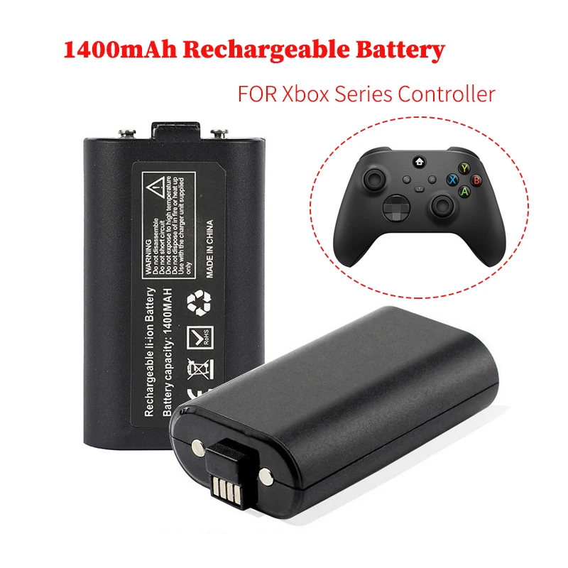 

1400mAh Rechargeable Batteries 2.8V Li-lon Battery for Xbox Series One X/S Controller Gamepads Console