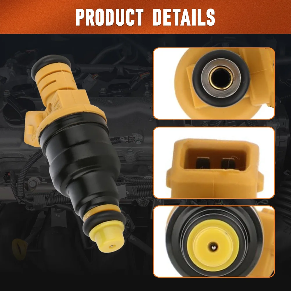 Inyector de combustible de metal y ABS para piezas de automóvil Peugeot 405 1.9L 1989-1991 0280150762   FDB316 GTM3016