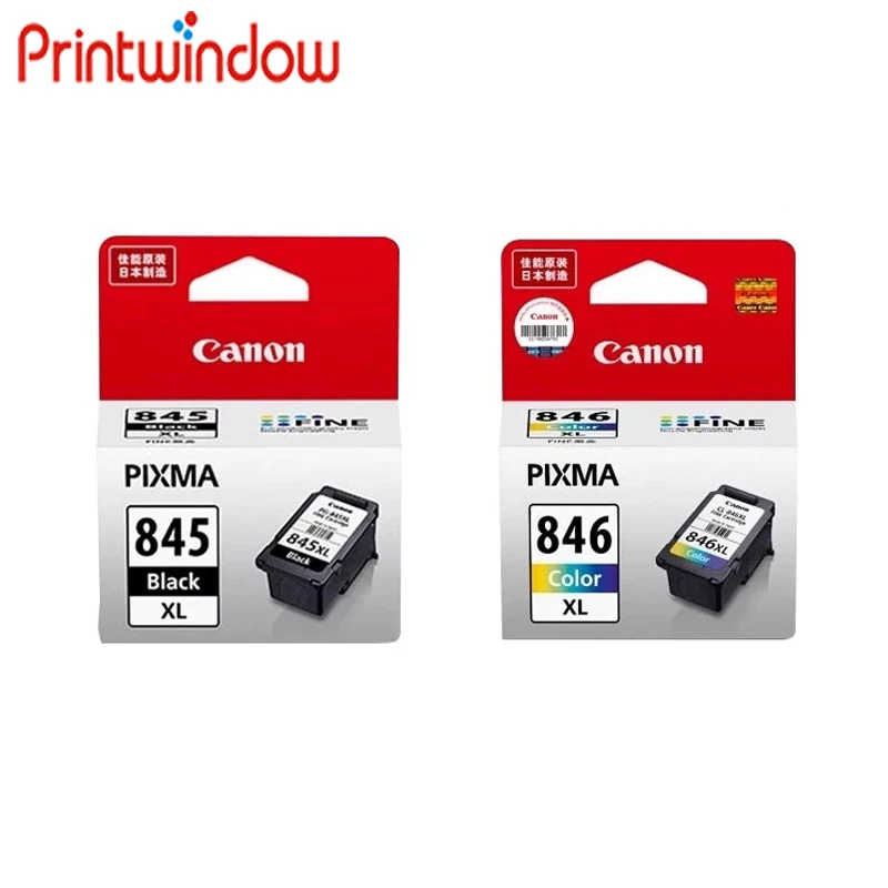 

Original PG-845XL PG-846XL Black/Color Ink Cartridge For Canon TS 3480 3180 3380 308 MG 3080 2980 2580 Print 300 No Ink Refillin