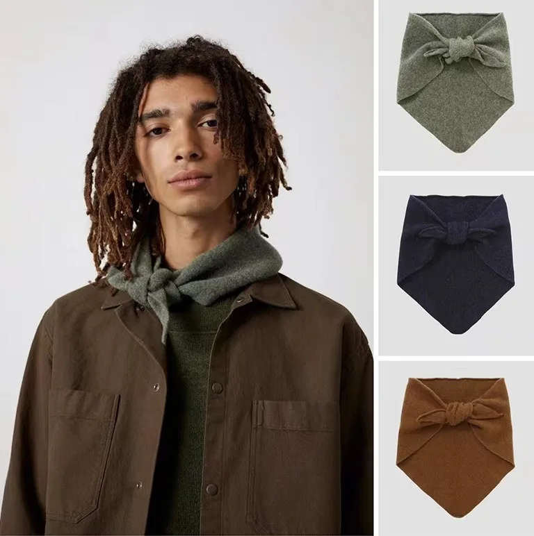 nouvelle-arrivee-Echarpe-retro-multicolore-en-pure-laine-confortable-et-douce-pour-la-peau-petit-cache-cou-unisexe-printemps-a