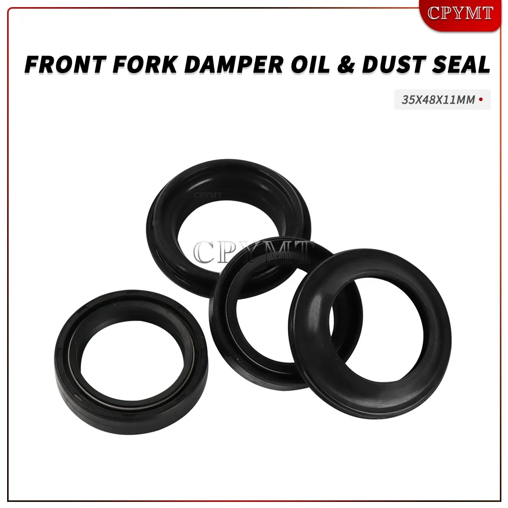 35x48x11 Fit For K1100 K1200 R850 R900 R1100 R1150 R1200 R/RT/GS/S/C Front Fork Dust Cover Oil Seal 35 48 11