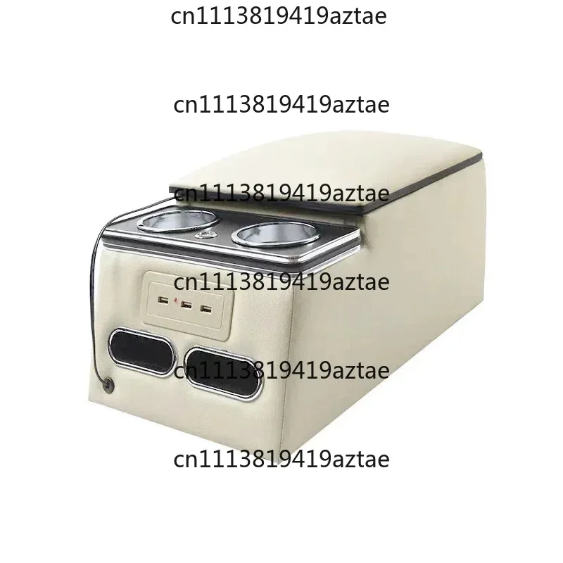 Modified parts of second row middle storage box   rear armrest    general-purpose vehicle