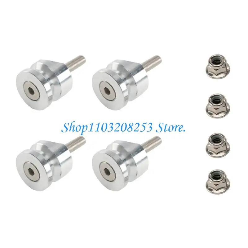 

R6FA Quick Release Motorcycle Tail Box Base Pads Mat Luggage Carriers Adapter 4 Pack