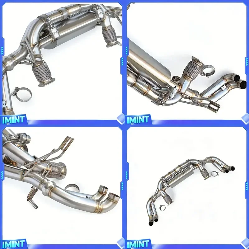 SS304 Valved Catback Exhaust Muffler System Fit for Huracan LP580 LP610 LP640 5.2 2014-2018