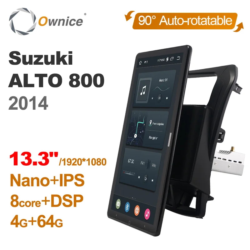 Android 12.0 Ownice Car Radio Auto for Suzuki ALTO 800 2014 13.3