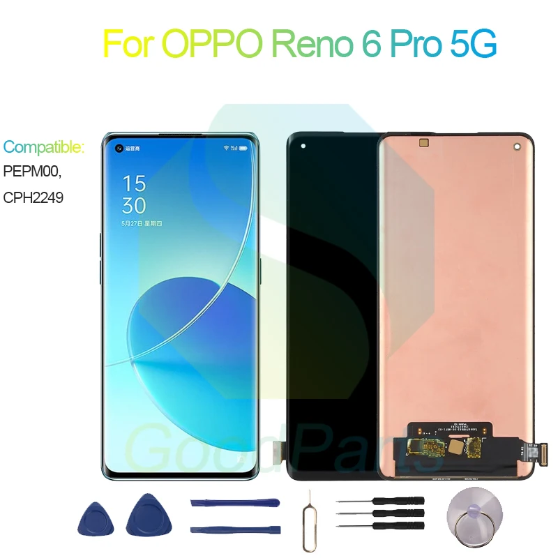 For OPPO Reno 6 Pro 5G LCD Display Screen 6.55