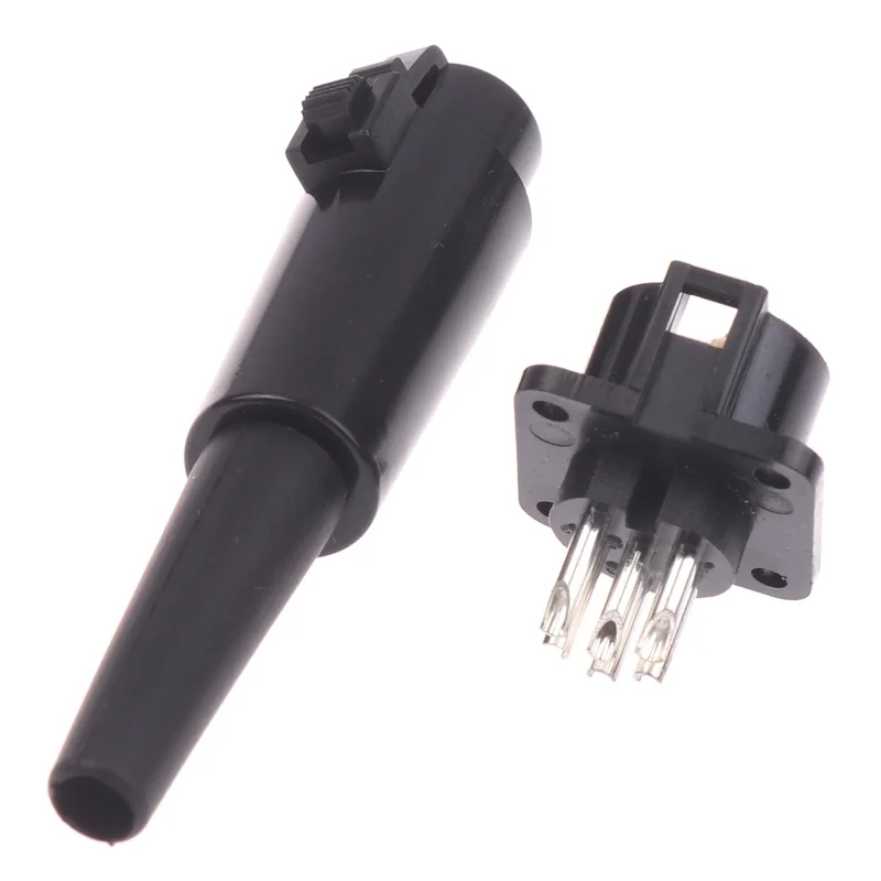 (.) 1Pc/1Set C245 T120 Soldering Iron Station Dedicated 6-core Plastic Socket Plug Replacement Socket