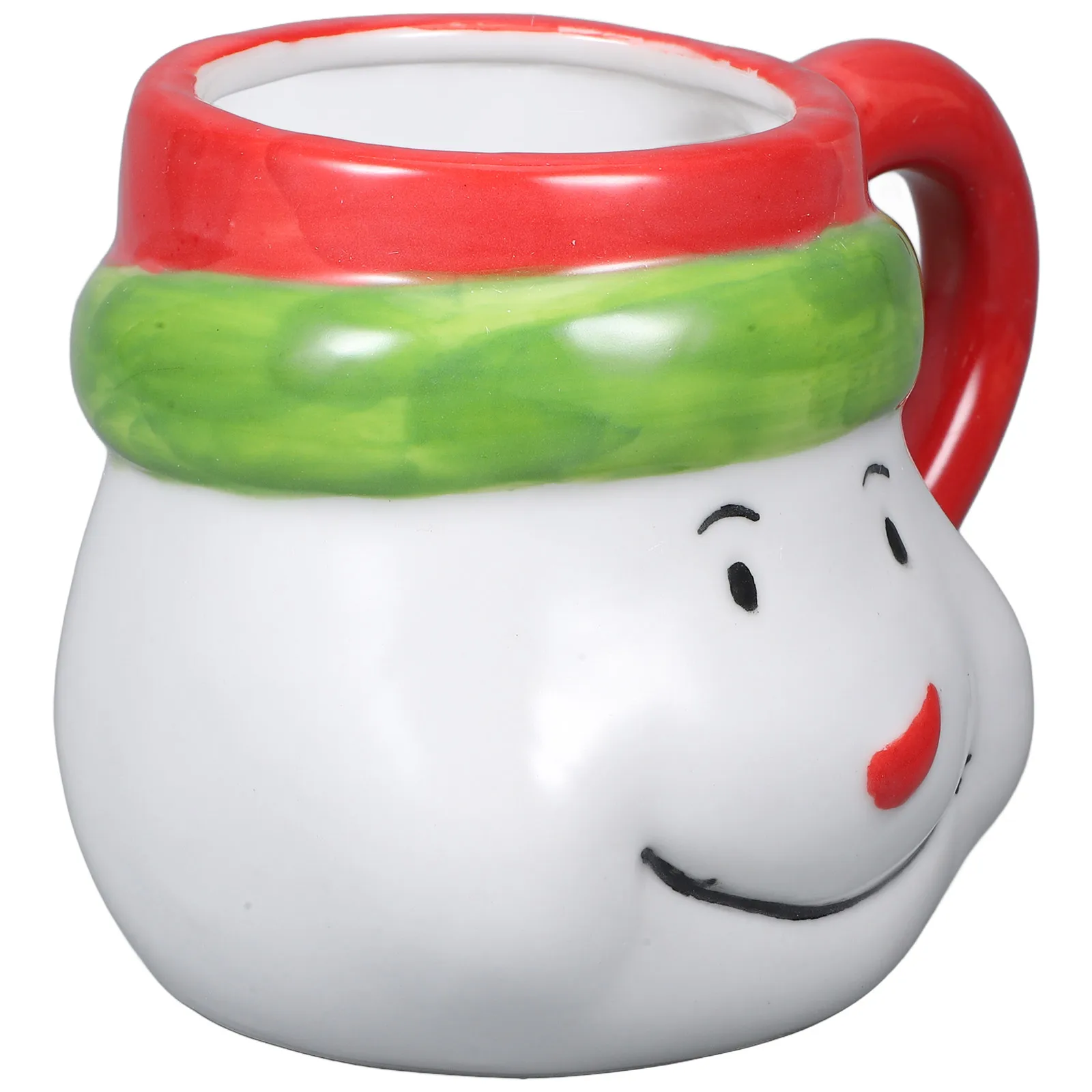 

Christmas Snowman Ceramic Water Mug 401-500ml Handle Heat Resistant Coffee Cup Xmas Festival Drinking Mug Multifunction Office