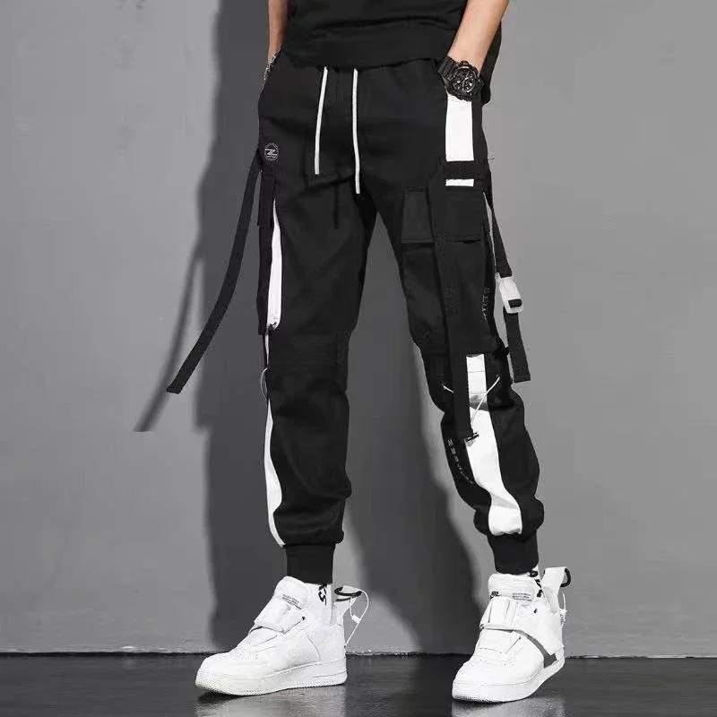 Trousers Man Joggers White Cargo Pants for Men Stacked Summer Y2k Cheap Big Size Emo Techwear Clothing Cheapest Harajuku Slacks