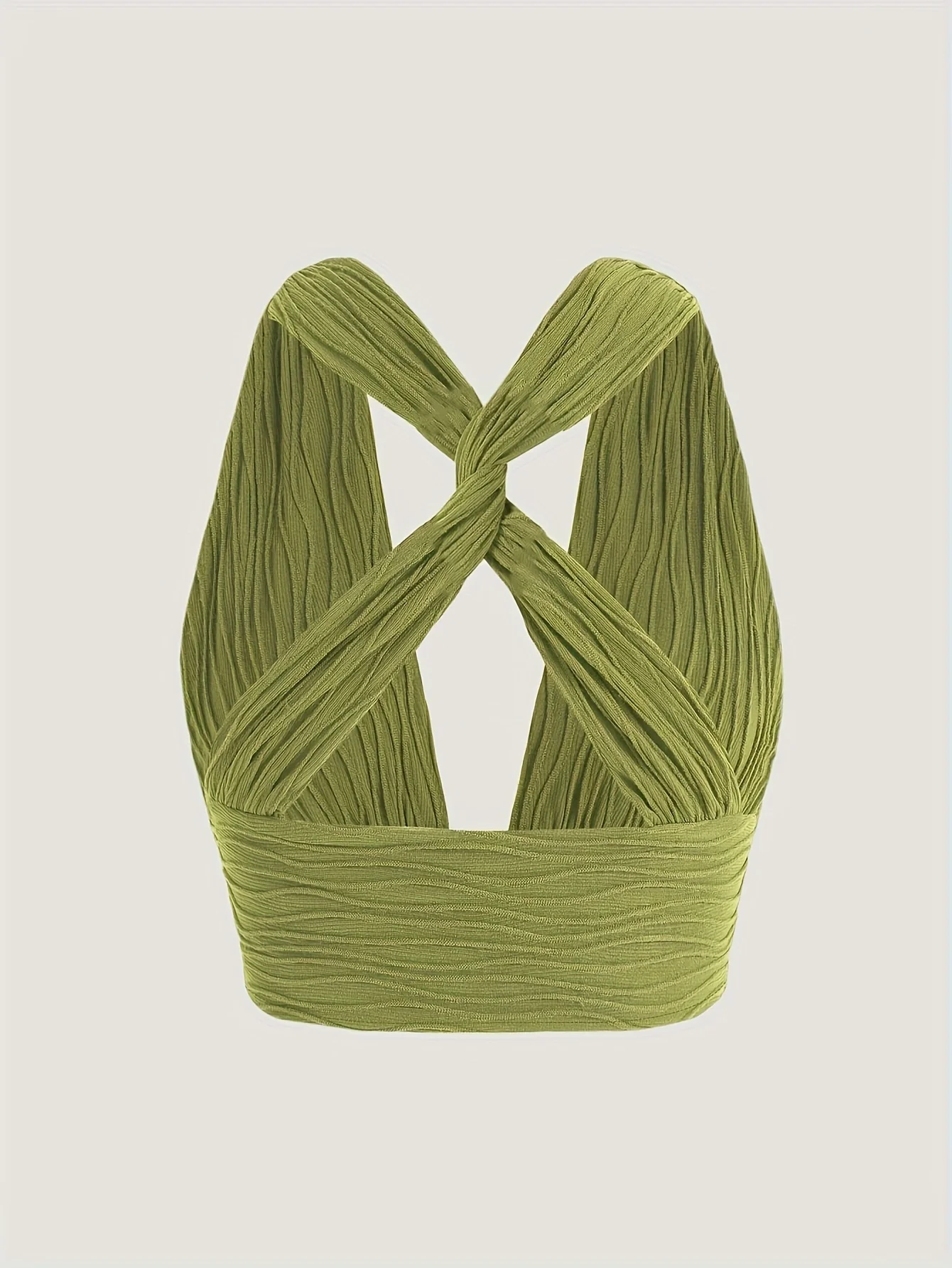 مثير الرسن القمم المرأة Y2K موضة مثير محبوك الخامس الرقبة أكمام عارية الذراعين مشد الأعلى المحاصيل كامي تانك القمم بحر الرياضة الصيف #2