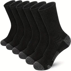 Men's Mid Crew Sport Socks, Sweat-absorbing Comfy Breathable Socks For Men's Basketball Training, Running Outdoor Activities