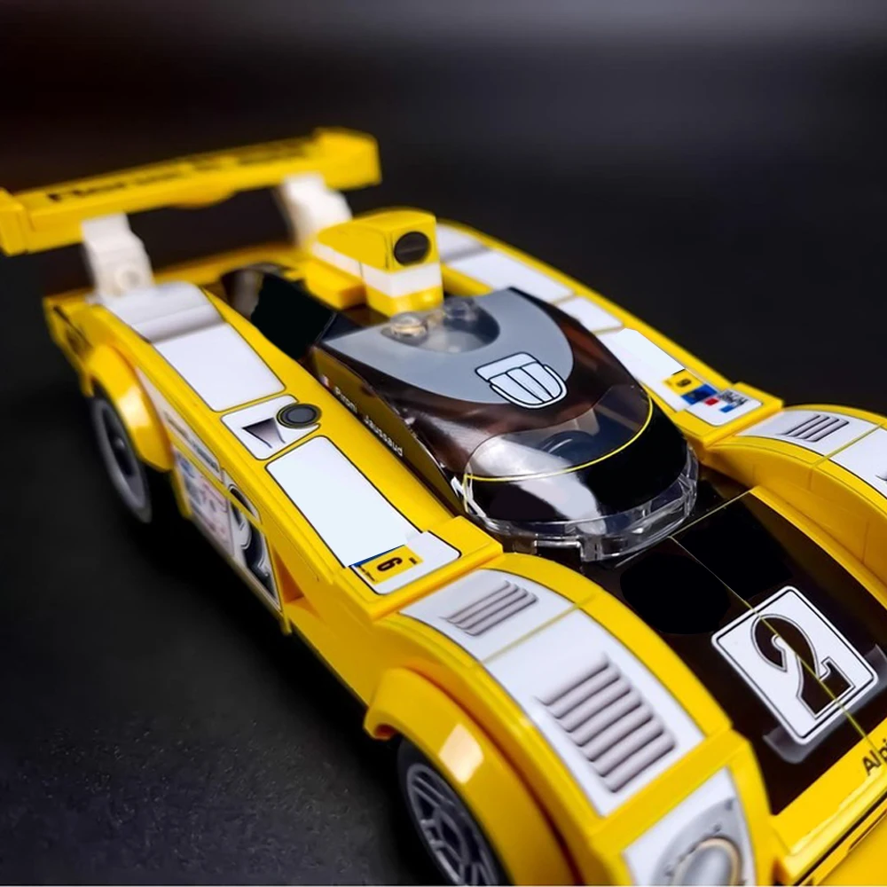 

MOC Speed ​​Champion Technology Racing Model Building Blocks WEC IMSA Le Mans A442B DIY Assembly Toys Children Boy Birthday Gi