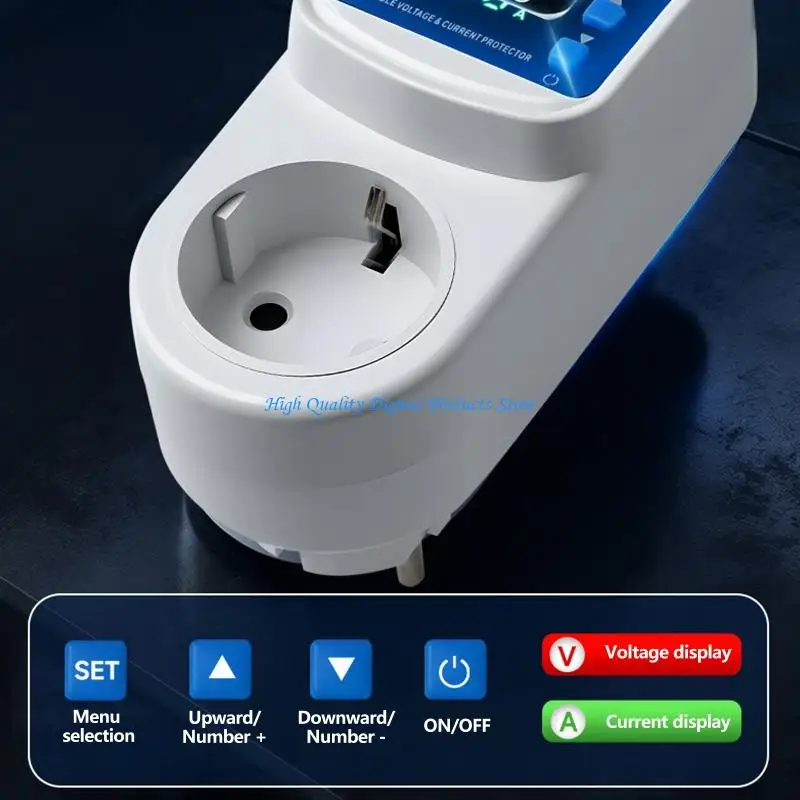 U2JE Electrical Monitor Outlet Protector Plug with Supported Reading Calibration