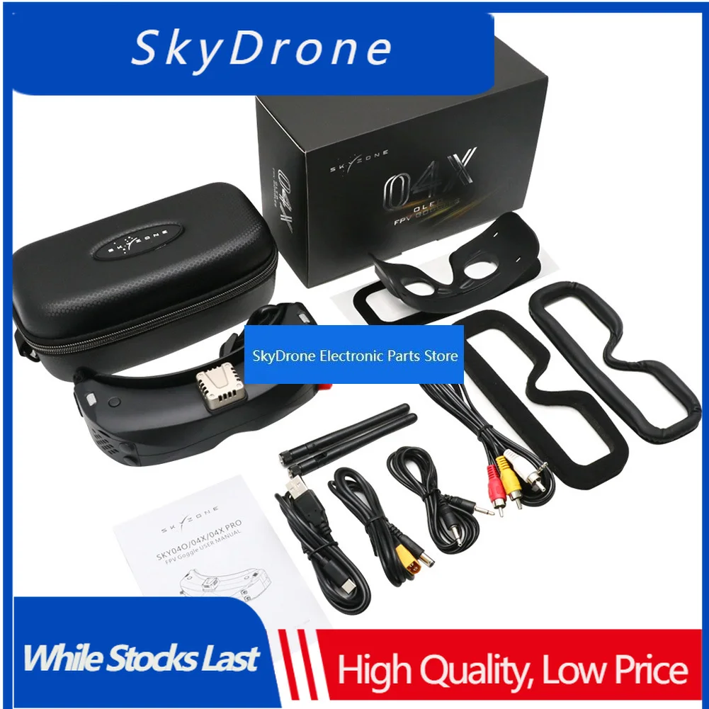 SkyDElSKYZONE SKY04X PRO / SKY04O Pro FPV Goggles 5.8Ghz 48CH 1920*1080 DVR Video Glasses For RC Drone Airplane