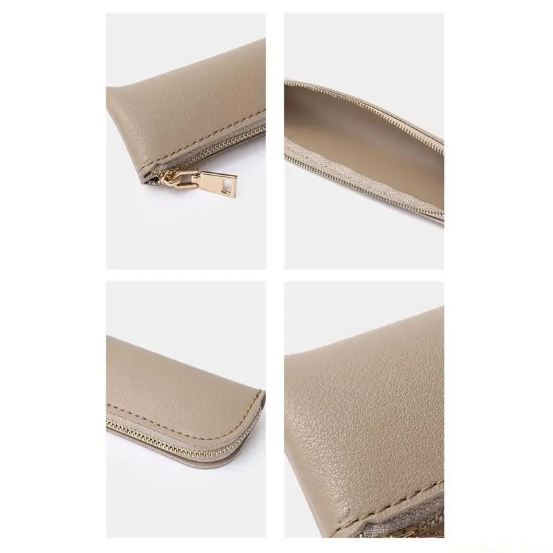 

Мини-сумка для ручек из искусственной кожи, кожаная сумка для канцелярских принадлежностей, водонепроницаемая ручка для чехла,