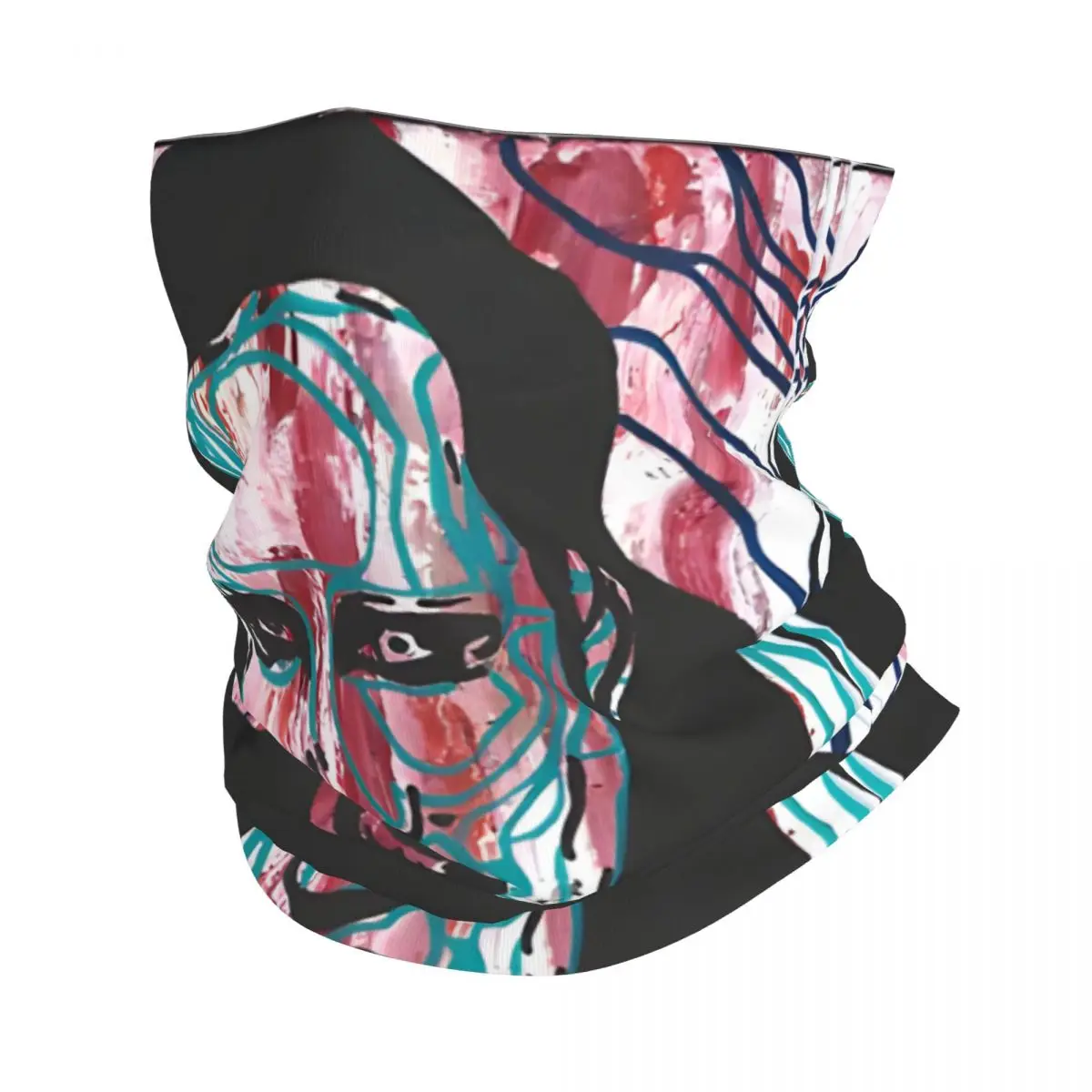 Marilyn Manson Painting Marilyn Manson Headband Neck Cycling Tube Scarf Bandana Gaiter All Seasons Unisex