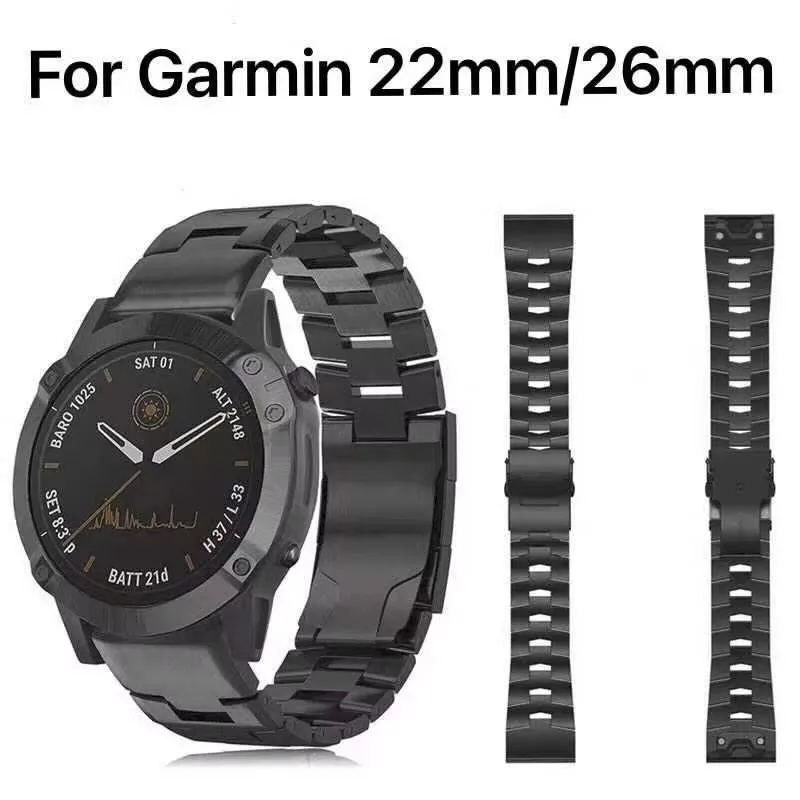 

Титановый ремешок Quick Fit 26 мм 22 мм для Garmin Quatix8 Fenix 8 Tactix8 51 мм 47 мм Fenix E/7 7X Pro для ремешка Garmin Enduro3/2