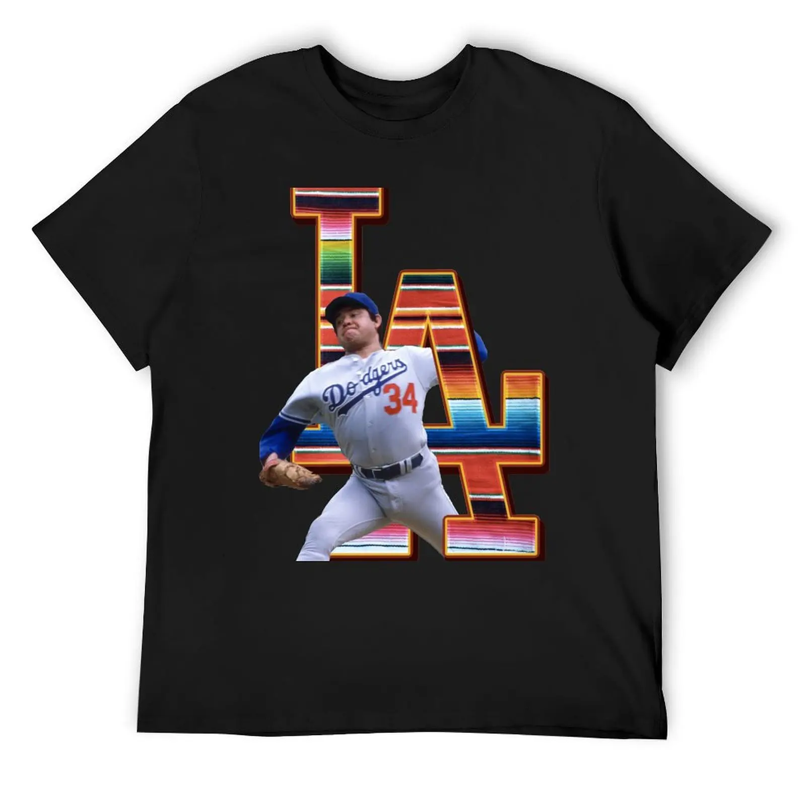 Fernando Valenzuela SERAPE Julio Urias Los angeles latino pride Serape LA mookie betts corey seager justin turner kike h T-Shirt