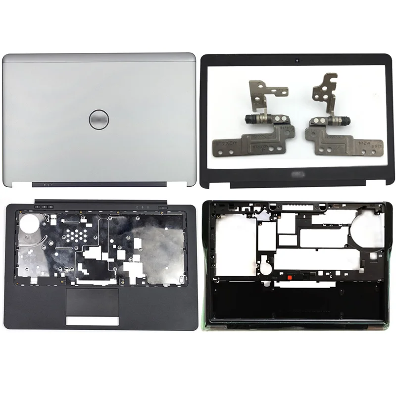 NEW For Dell Latitude E7440 Laptop LCD Back Cover/Front Bezel/Hinges/Palmrest/Bottom Case 0HV9NN 0D0M8R 002TN1 0C98T7 0946F7