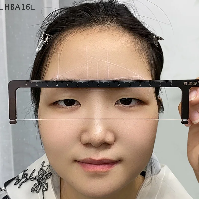 

ЛондонováсноHBA16 такжеложение для картирования бровей, линейка для позиционирования, татуировка бровей, линия рисования, вспомогательный инструмент, линейка для перманентной линии, макияж