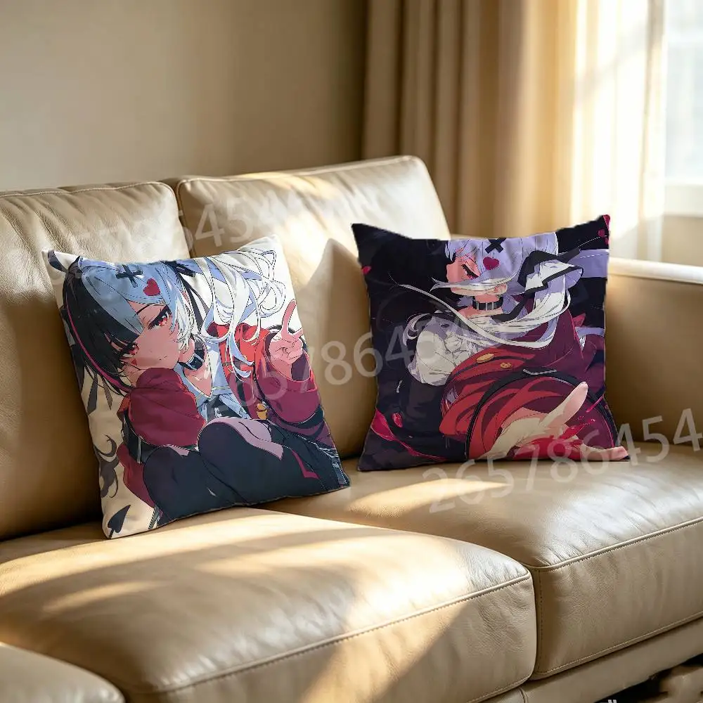 N-Neverness to Everness L-Lacrimosa Printed Pillow Cover Cushion Case Simple Sofa Pillow Case No Pillow Core
